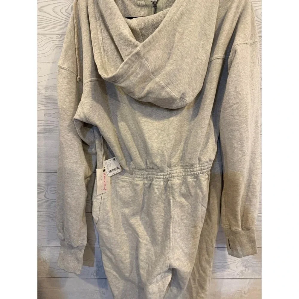 NWT FP Movement X Hatch Warm Up Jumpsuit Gray Long Sleeve Small - - Picture 4 of 4